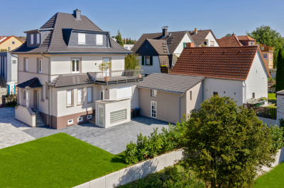 Immobilienfotografie mit Drohne