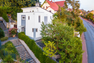 Immobilienfotografie mit Drohne