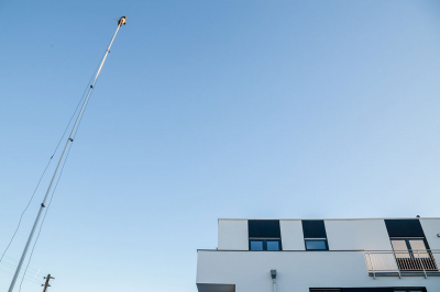 Immobilien-Foto mit Hochstativ